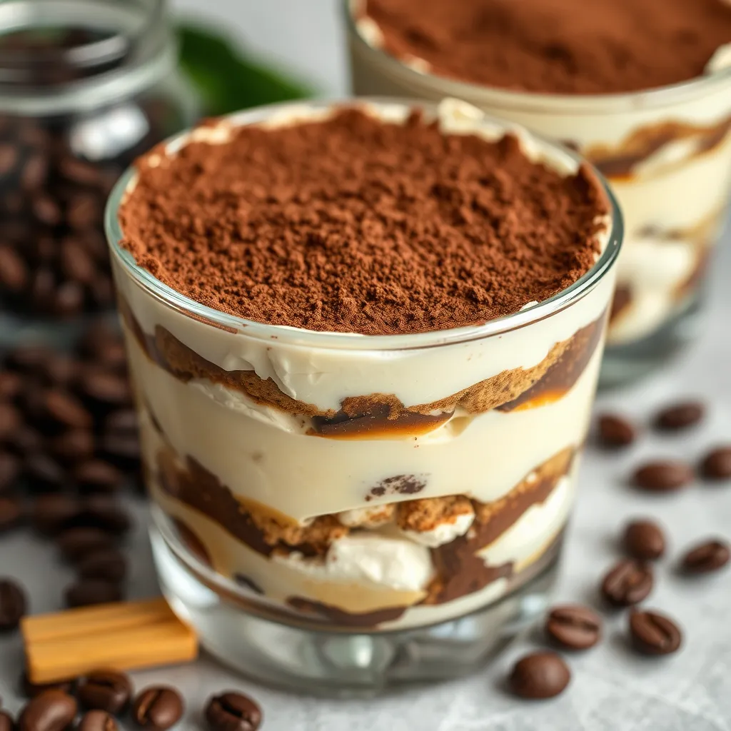 Szybkie tiramisu bez jajek – deser w 10 minut