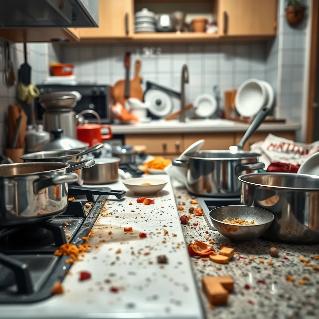 5 trików na szybkie sprzątanie kuchni po gotowaniu