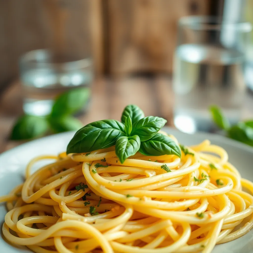 Jak przygotować domowy makaron z sosem bazyliowym?