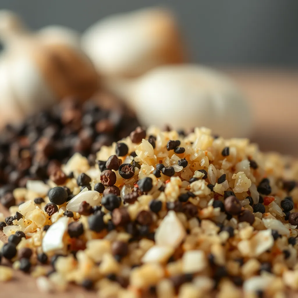 Pieprz czosnkowy – połączenie ostrości i aromatu czosnku