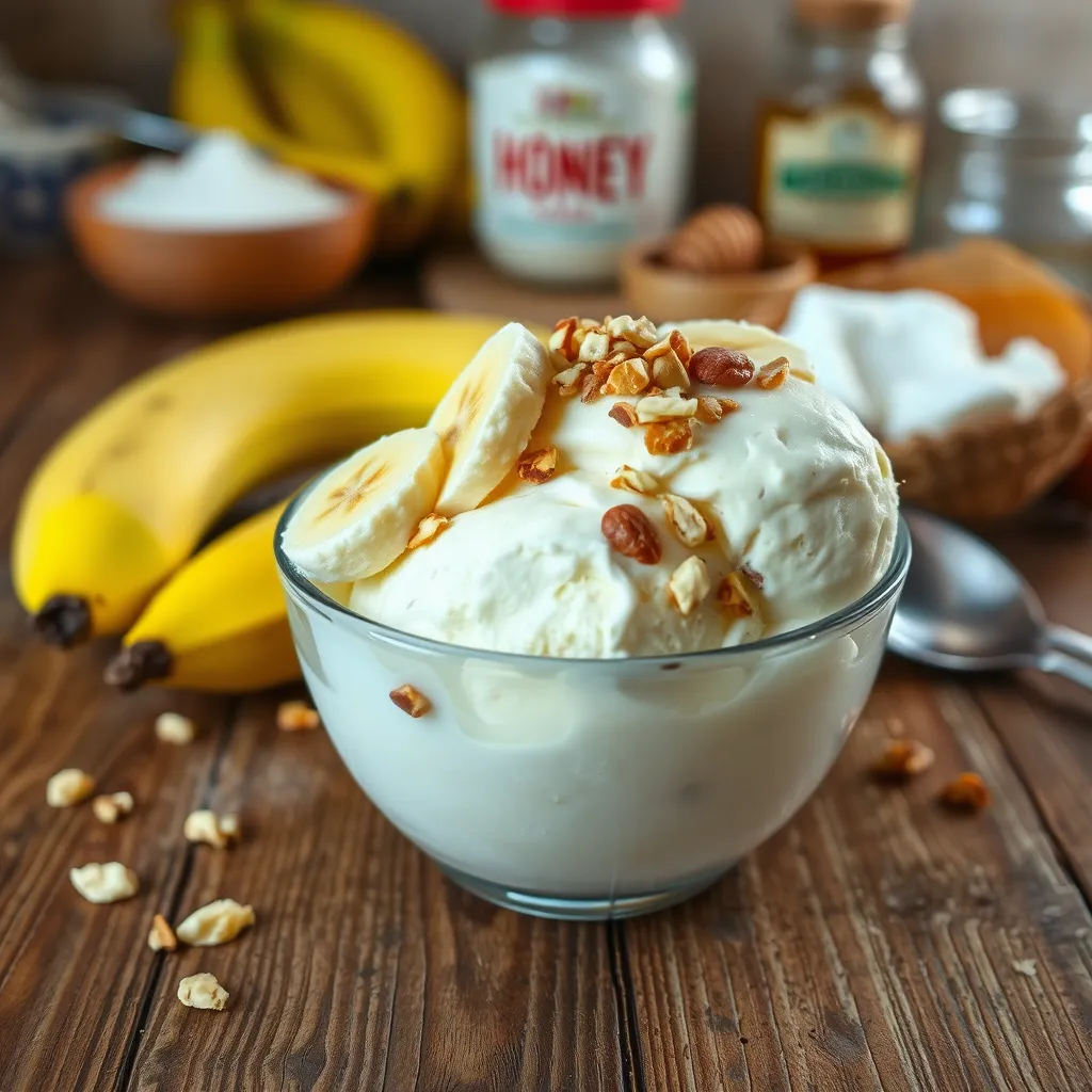 Jak zrobić domowe lody bananowe bez cukru i mleka?