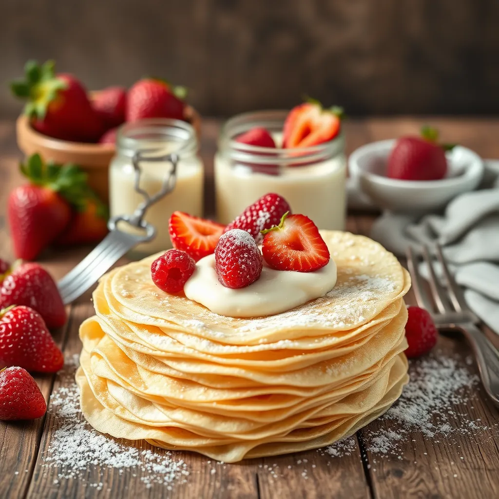 Jak przygotować idealne naleśniki z serkiem waniliowym?